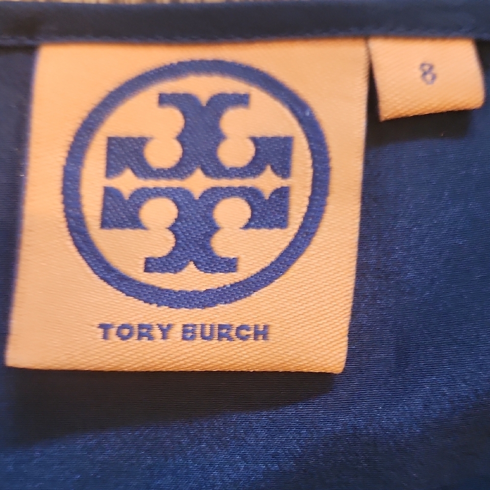 Tory Burch Navy Lace Women's Blouse - Picture 2 of 6
